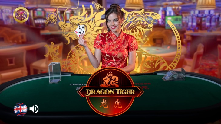 Jocul cu dealer live Dragon Tiger