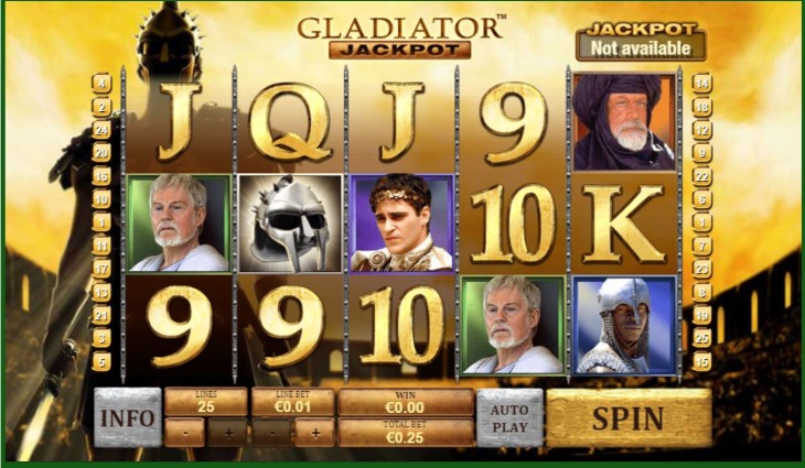 Jocul de sloturi Gladiator Jackpot